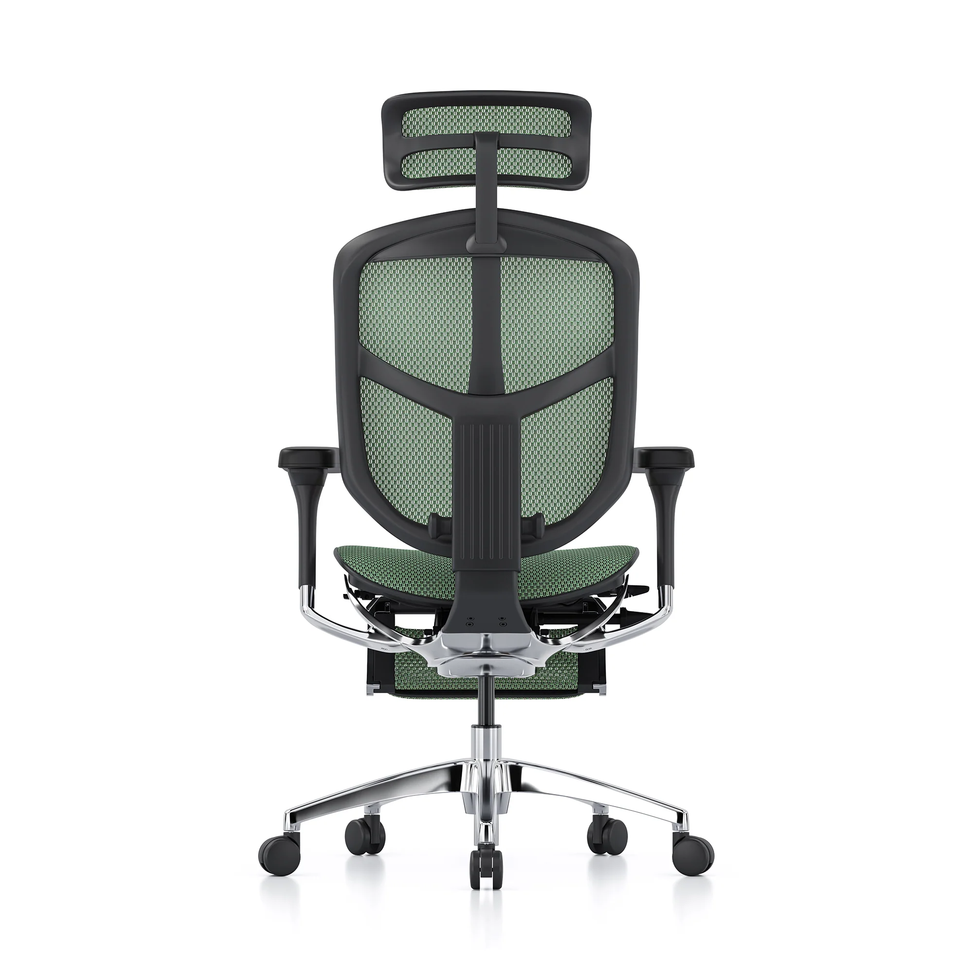 Enjoy office chair, green mesh, black frame - Image 6