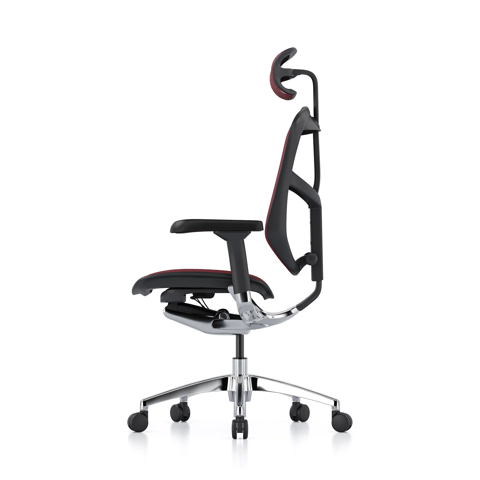 Enjoy office chair, red mesh, black frame - Image 5