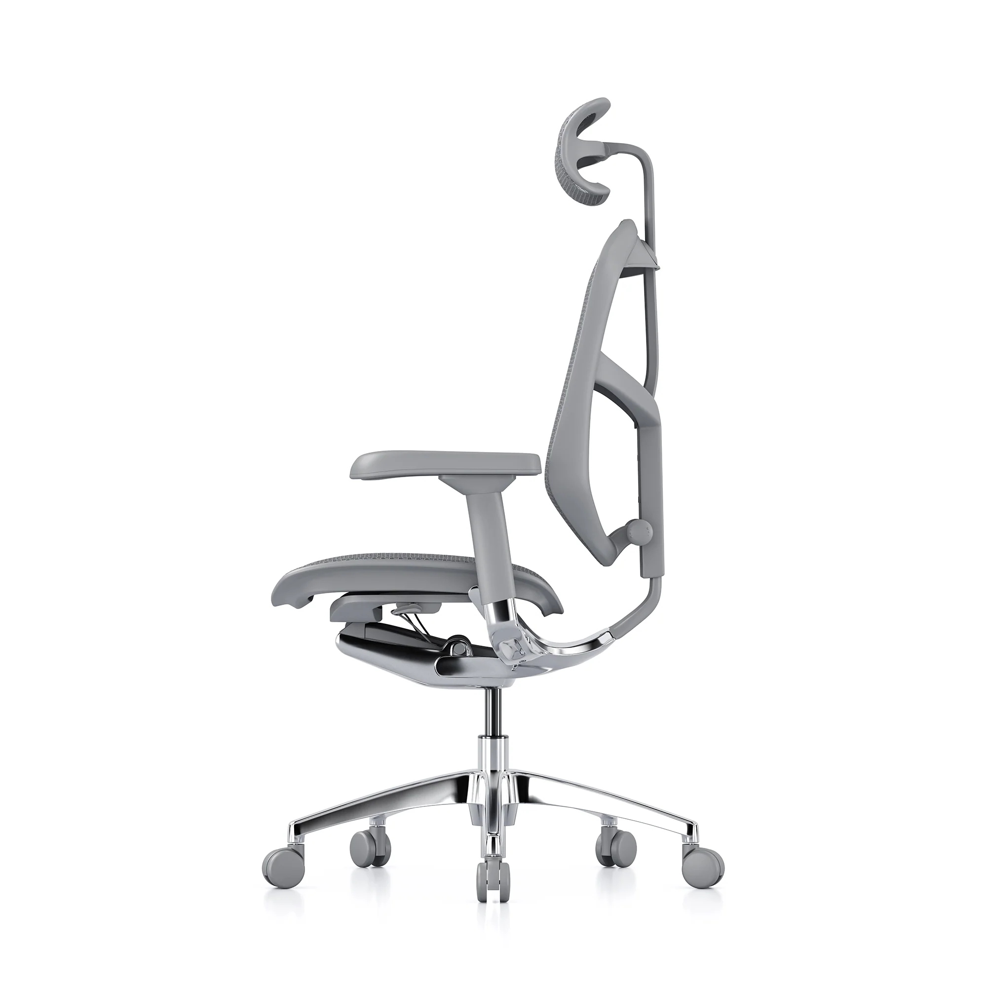 Enjoy office chair, grey mesh, grey frame - Image 5