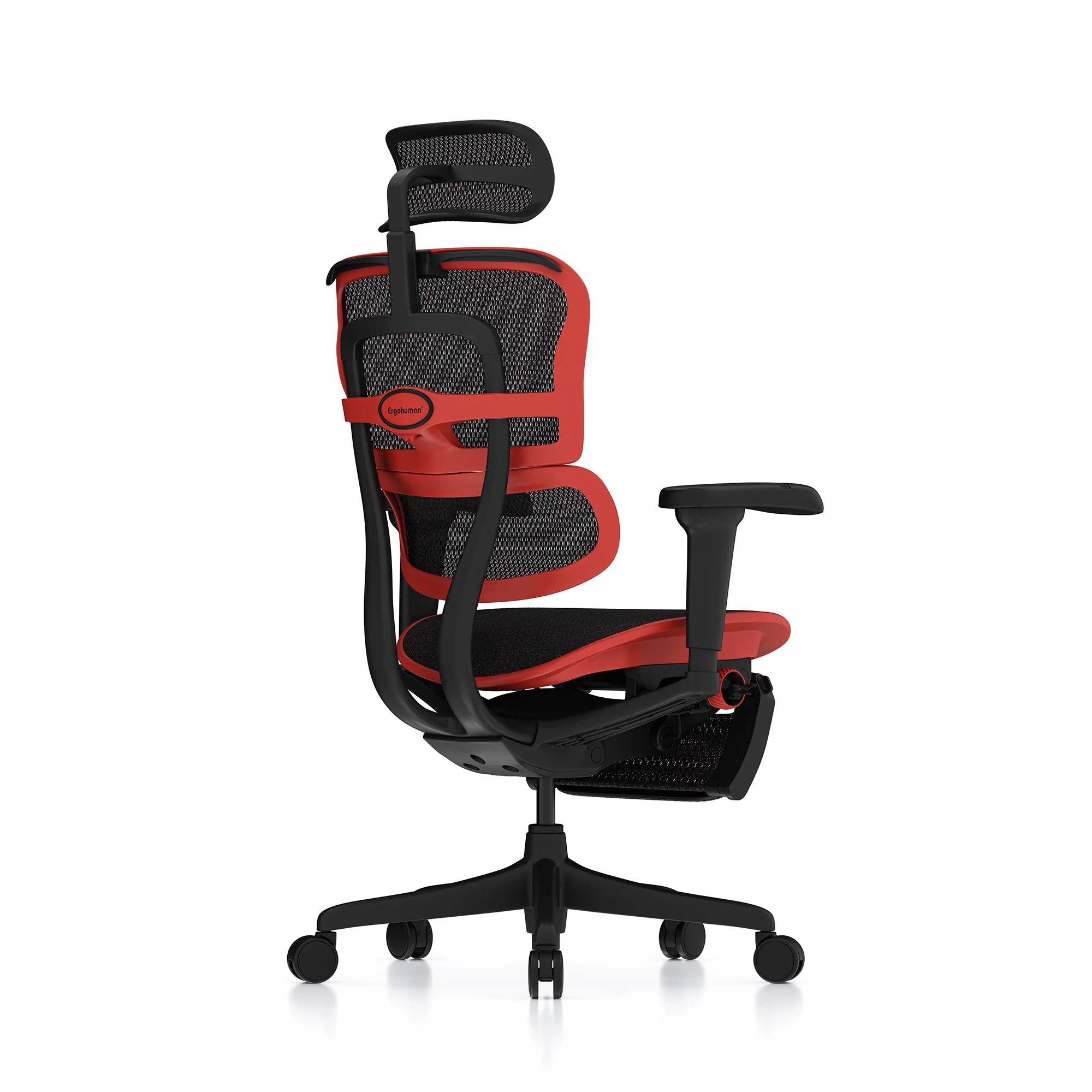 Ergohuman Ultra gaming chair, red edition - Image 4