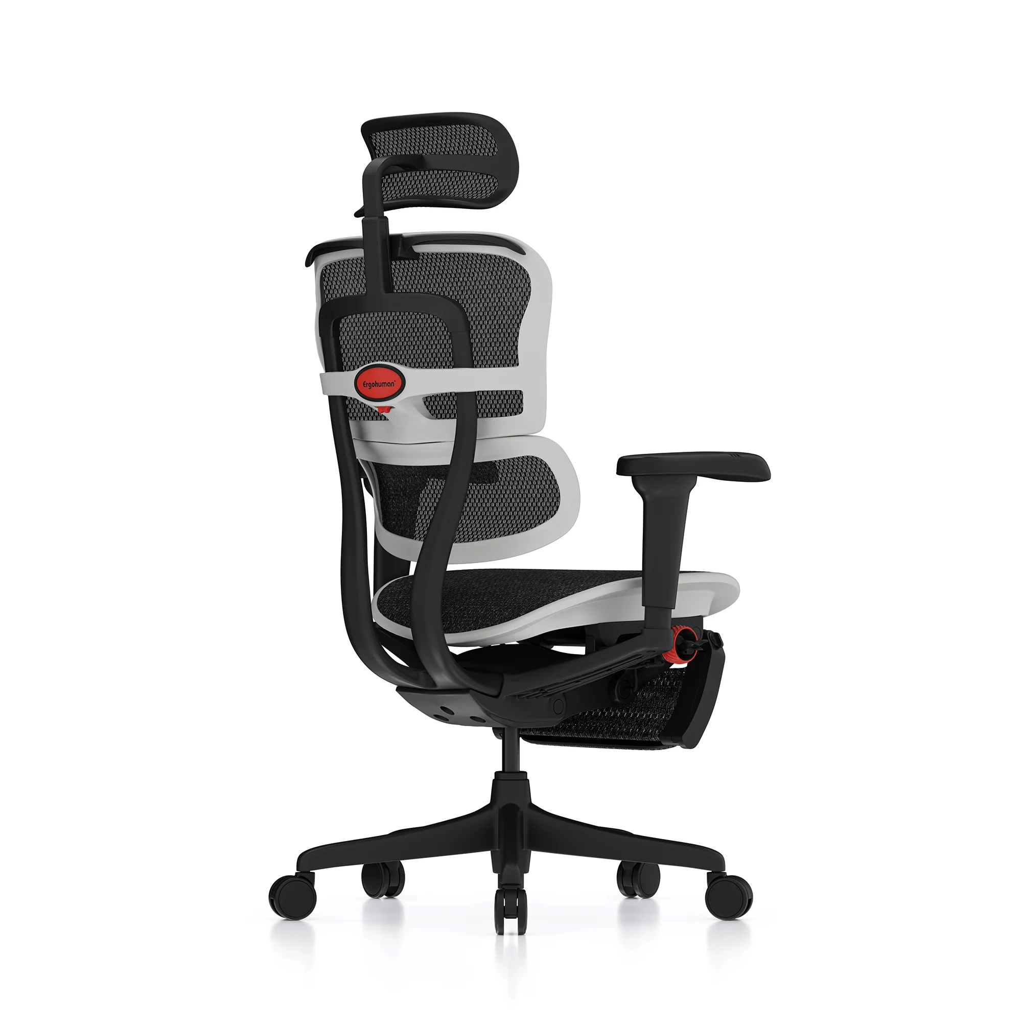 Ergohuman Ultra gaming chair, white edition - Image 4